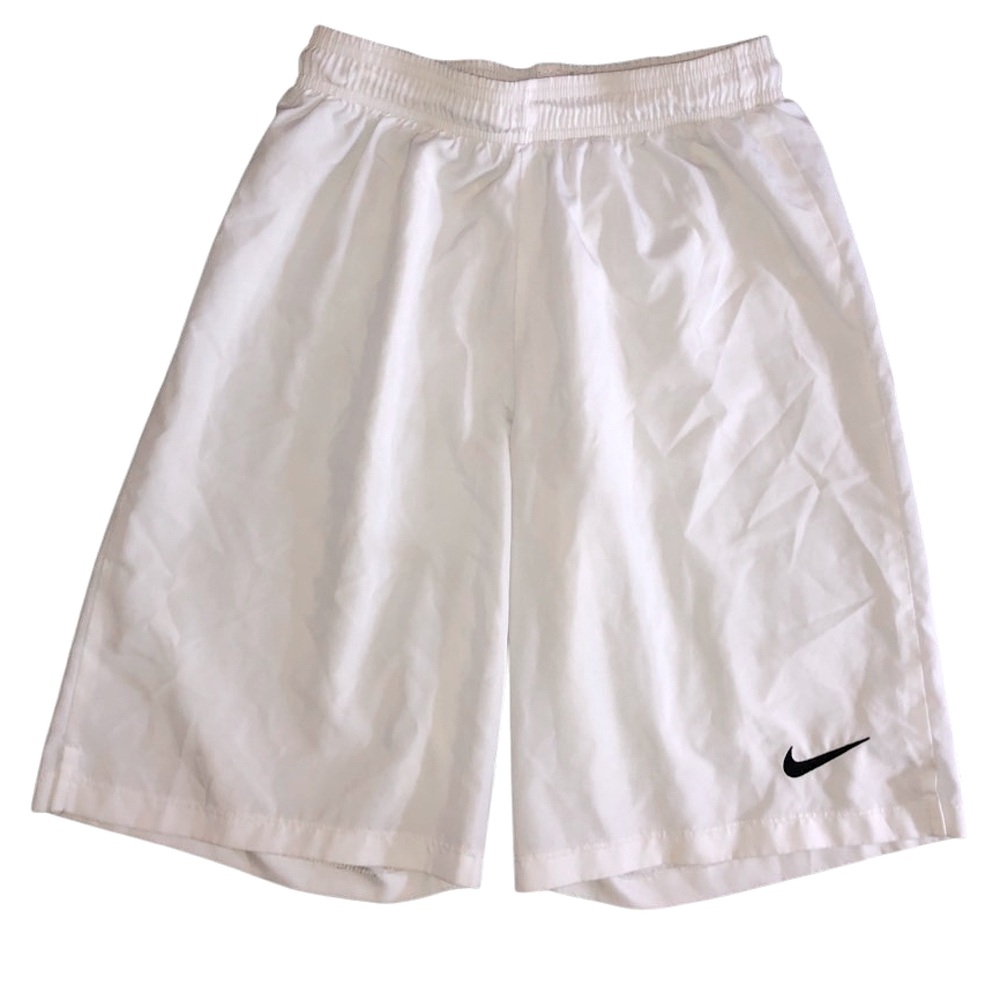 Nike White Sports Shorts